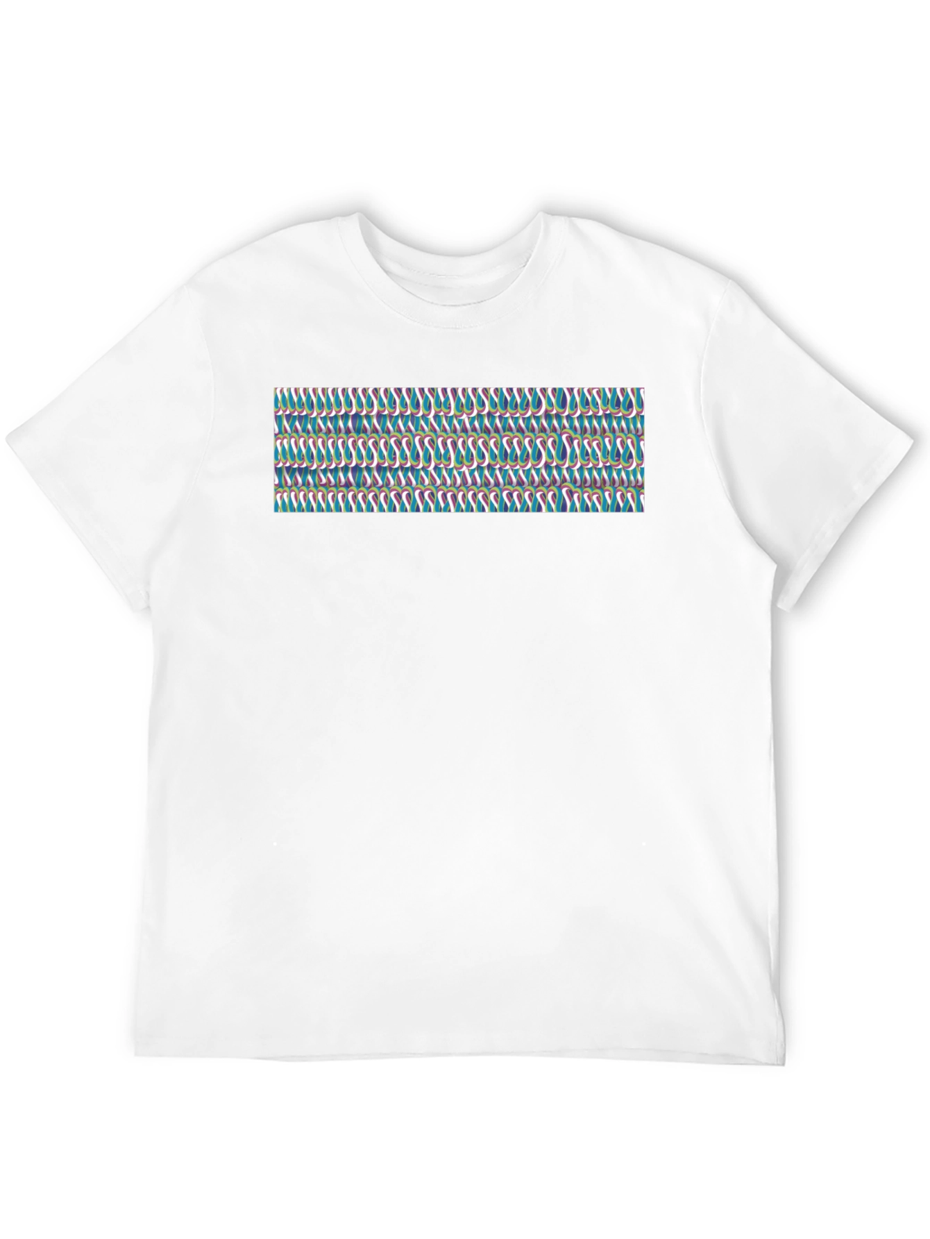 Patterned Graphic Tee - Trendy Casual Wear