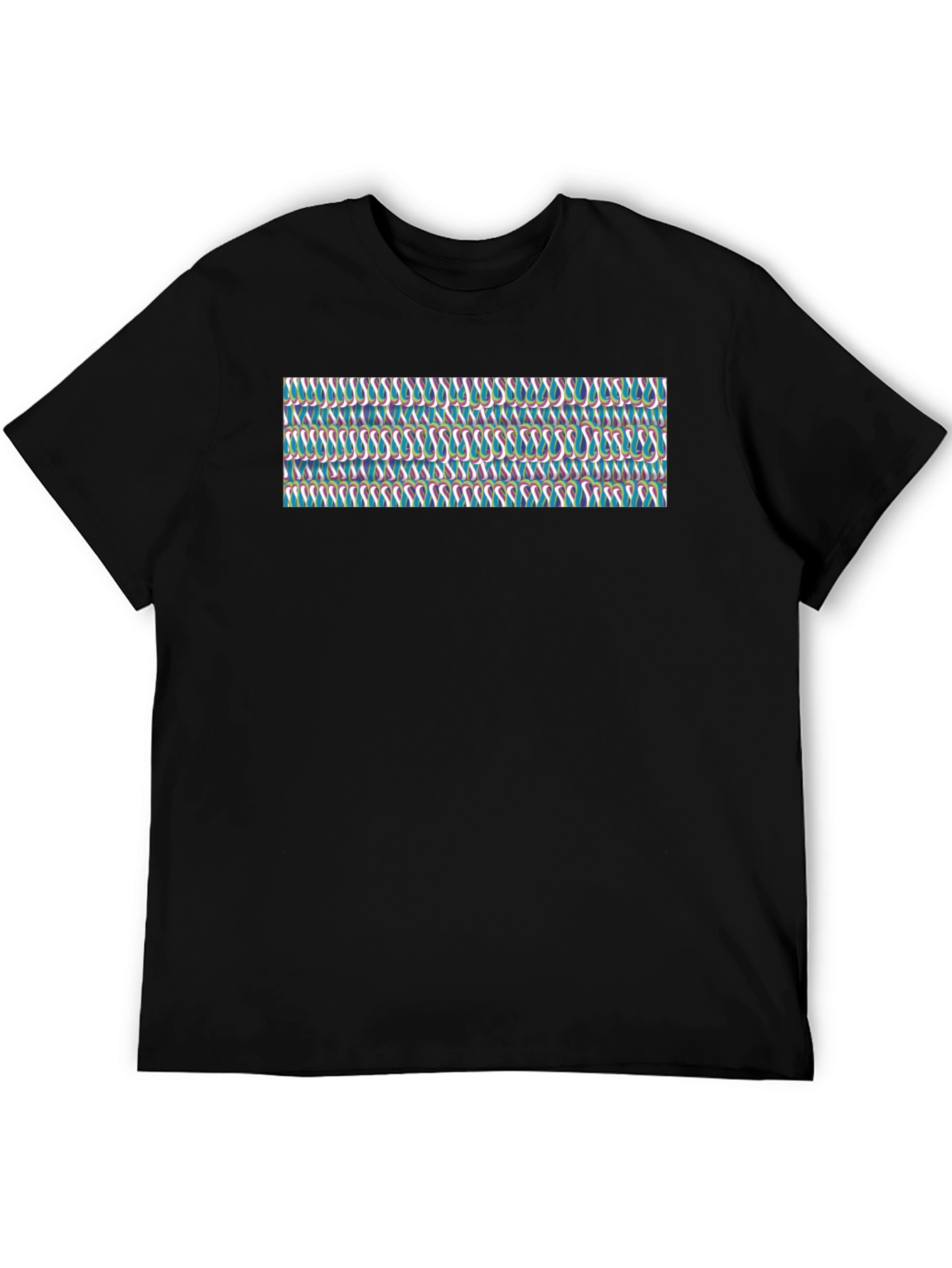Patterned Graphic Tee - Trendy Casual Wear
