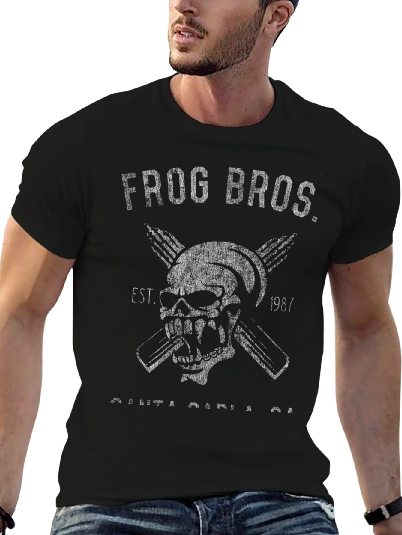 Frog Bros. Skull T-Shirt - Est. 1987