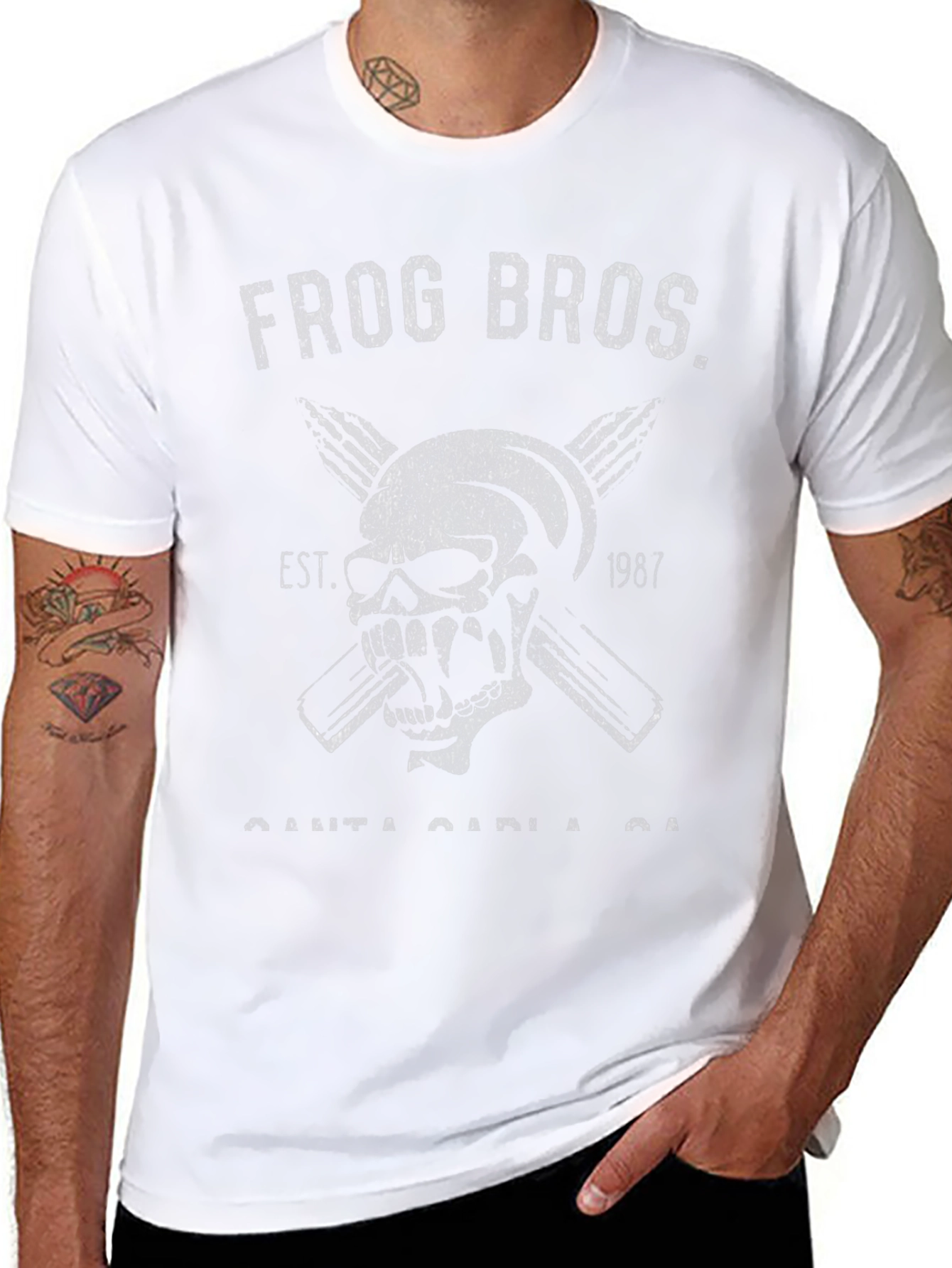 Frog Bros. Skull T-Shirt - Est. 1987