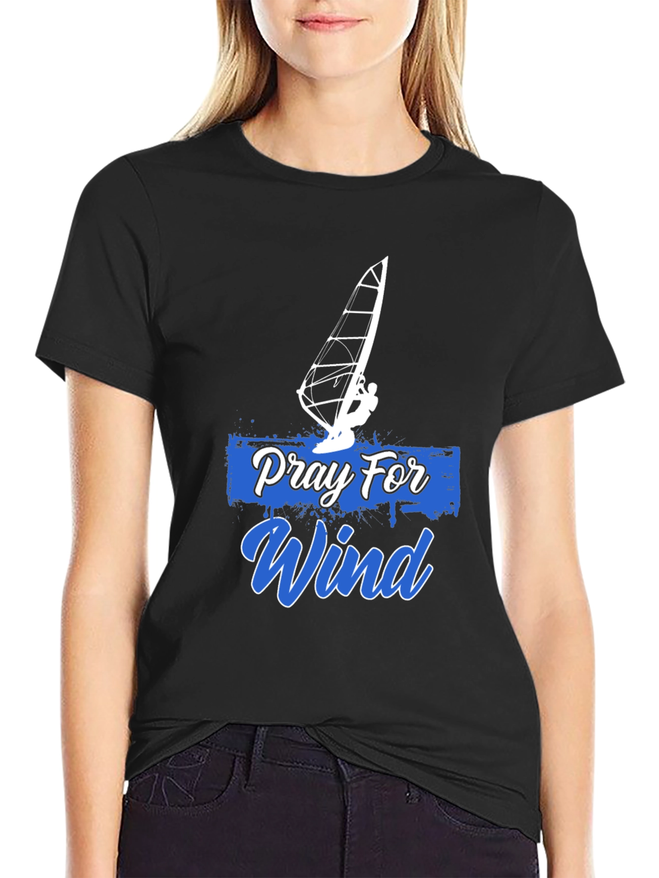 Pray for Wind Windsurfing T-Shirt