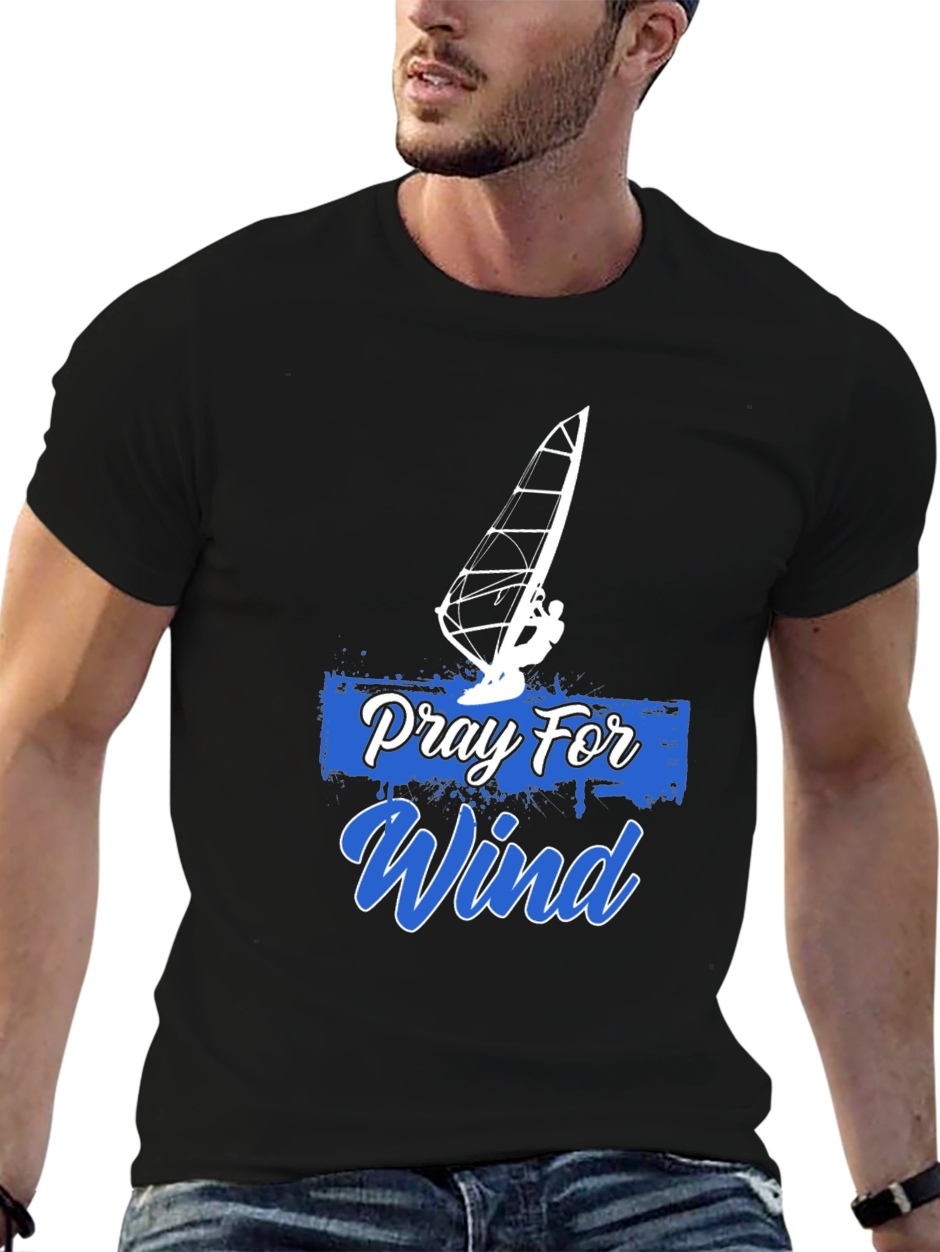 Pray for Wind Windsurfing T-Shirt