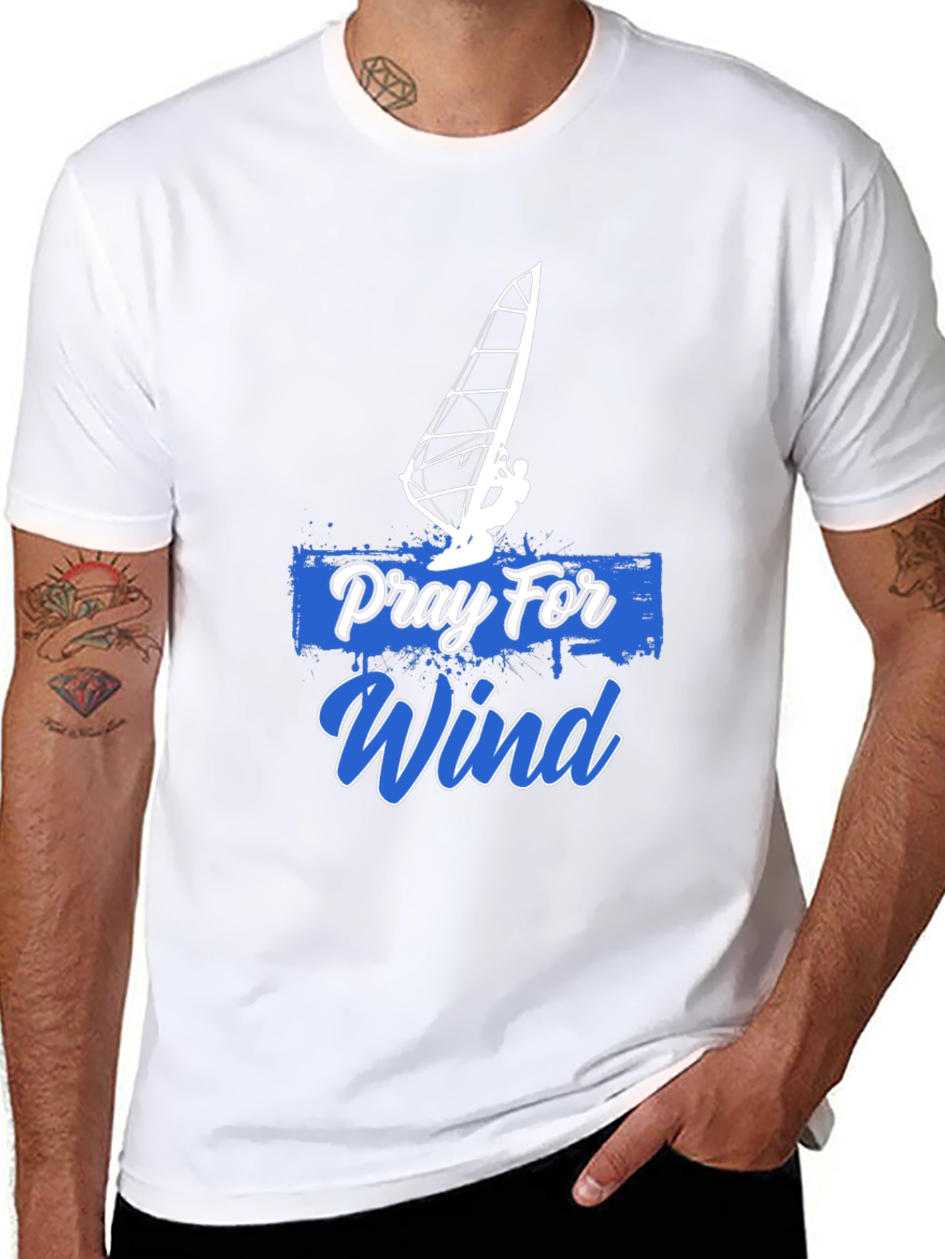 Pray for Wind Windsurfing T-Shirt