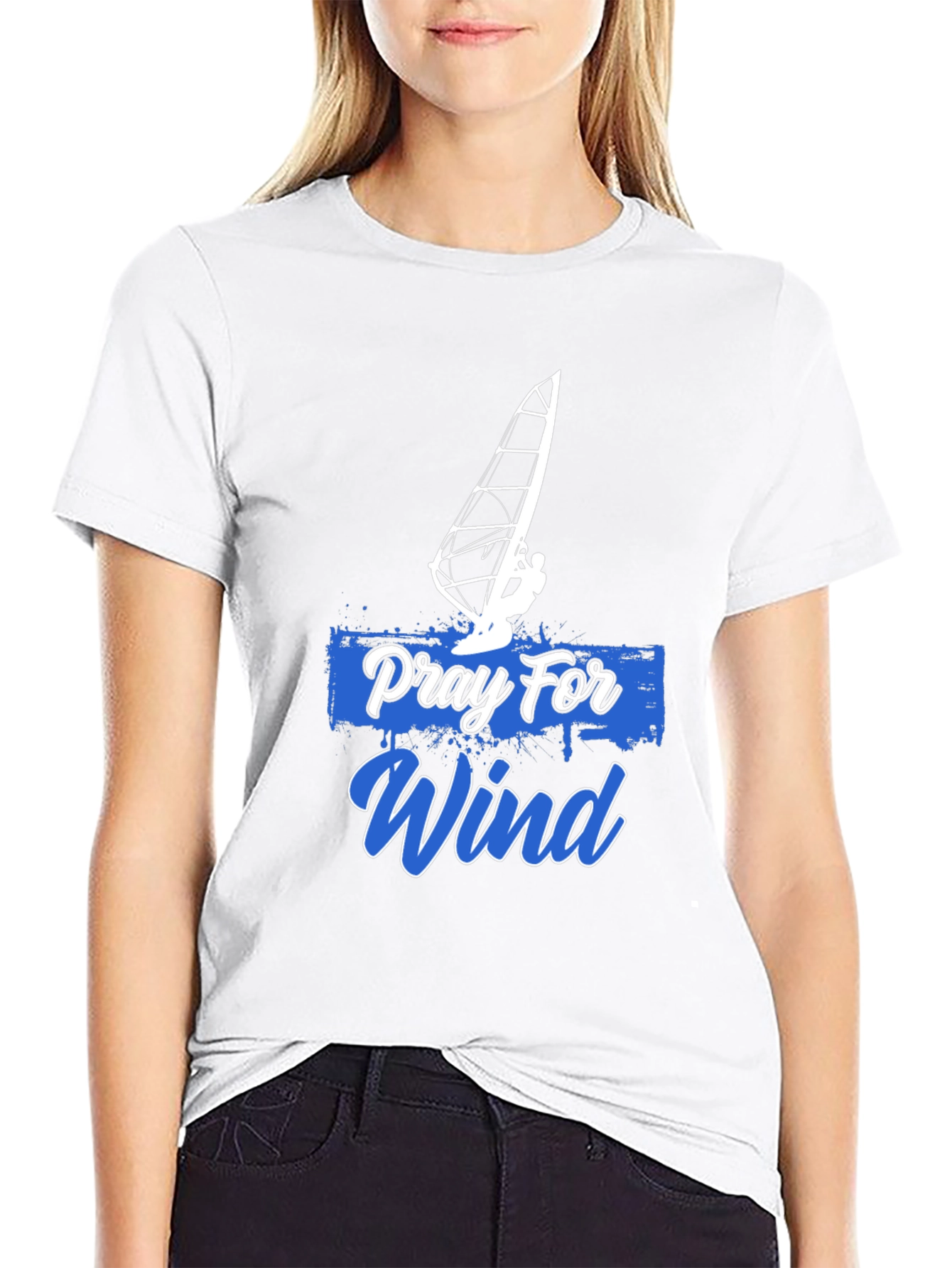 Pray for Wind Windsurfing T-Shirt