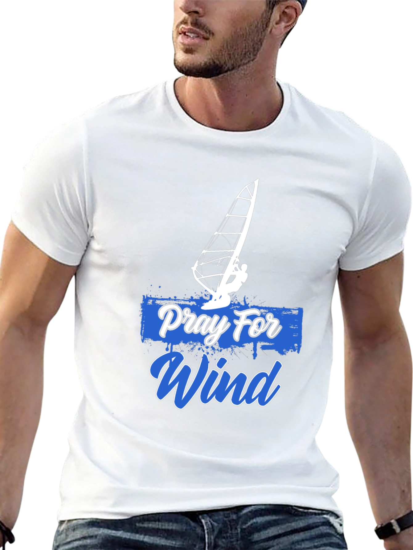 Pray for Wind Windsurfing T-Shirt