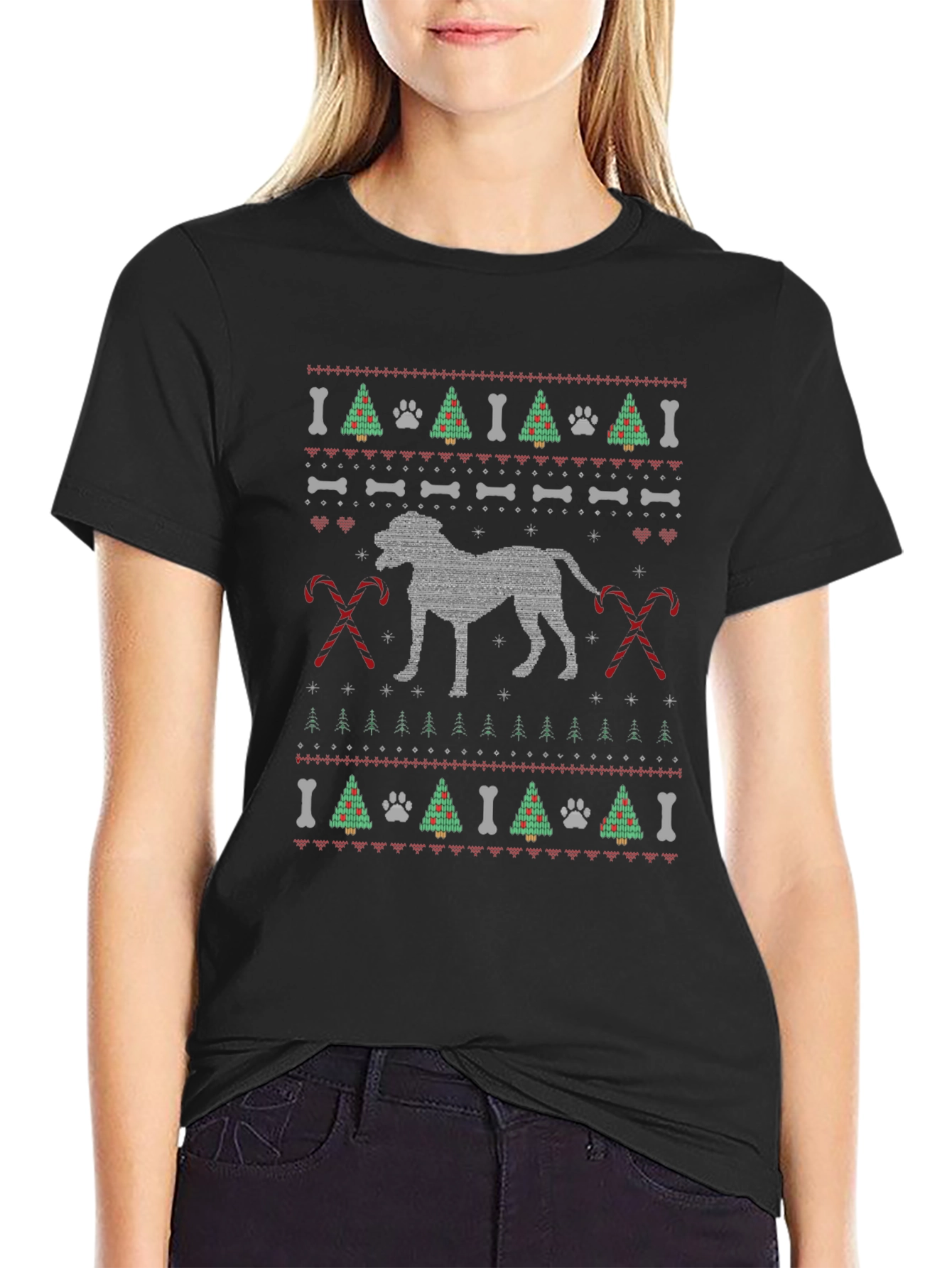 Dog Christmas Sweater T-Shirt