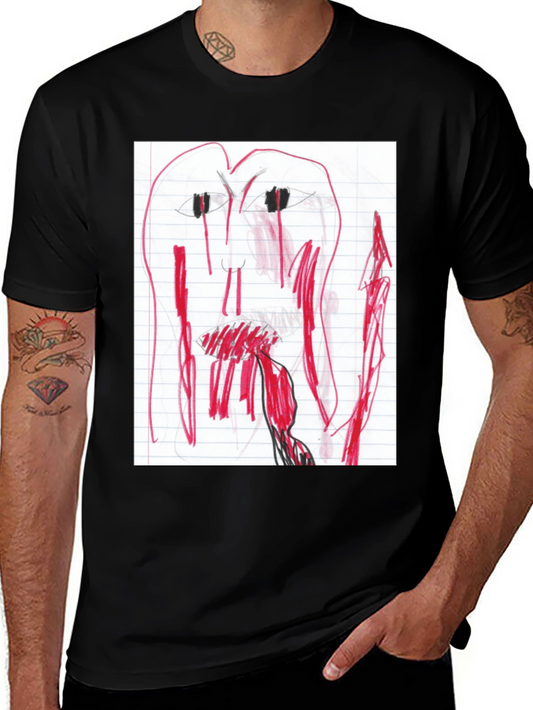 Unique Hand-Drawn Style Graphic Tee