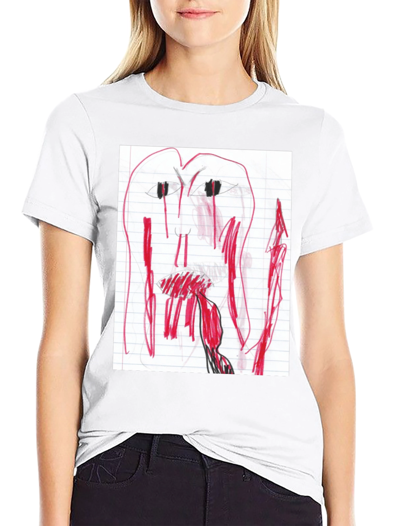 Unique Hand-Drawn Style Graphic Tee