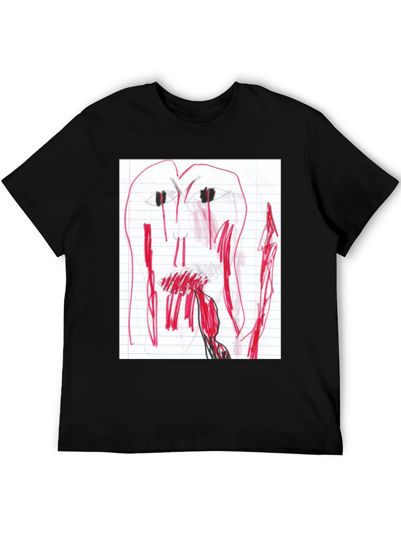 Unique Hand-Drawn Style Graphic Tee