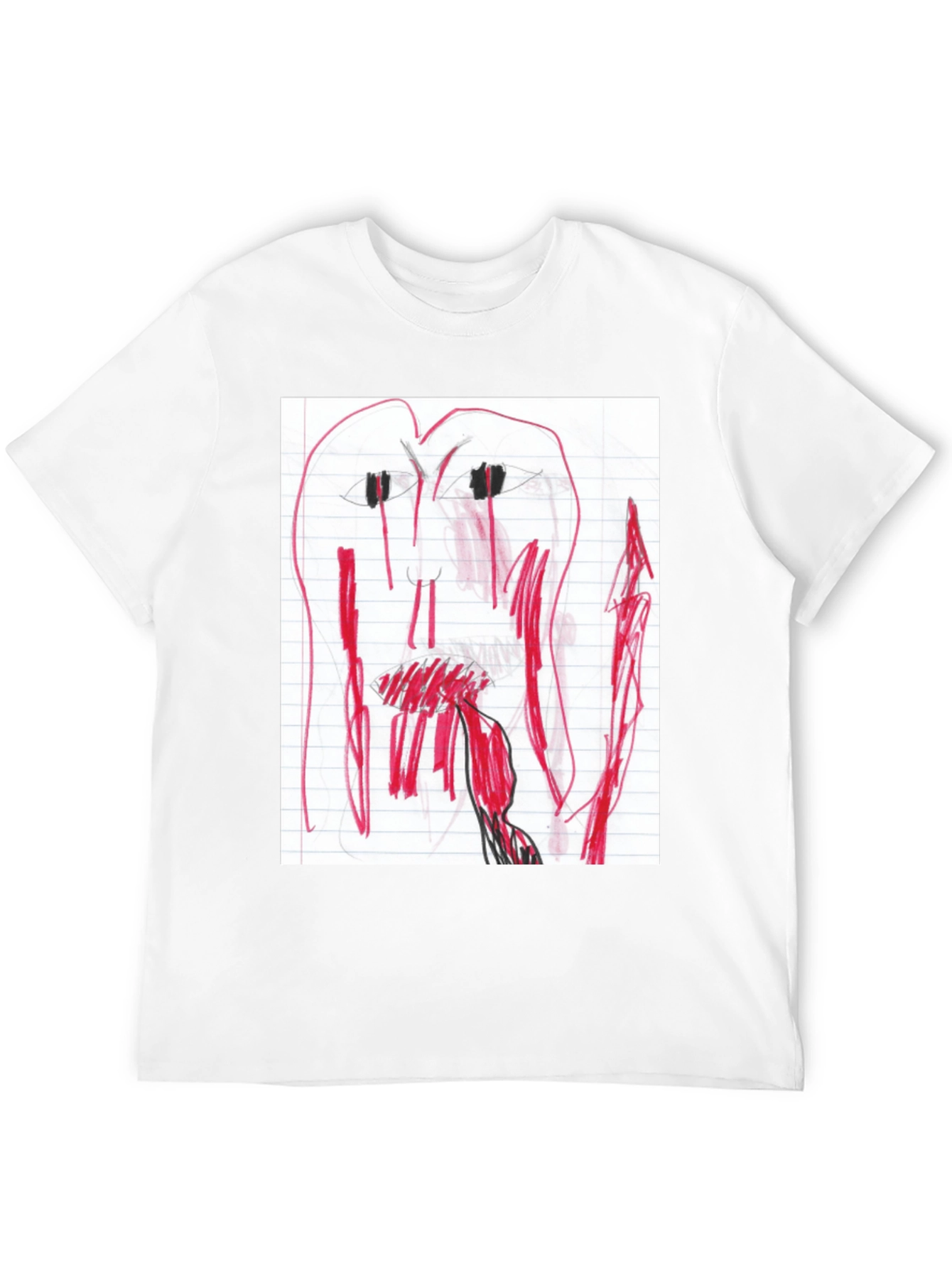 Unique Hand-Drawn Style Graphic Tee
