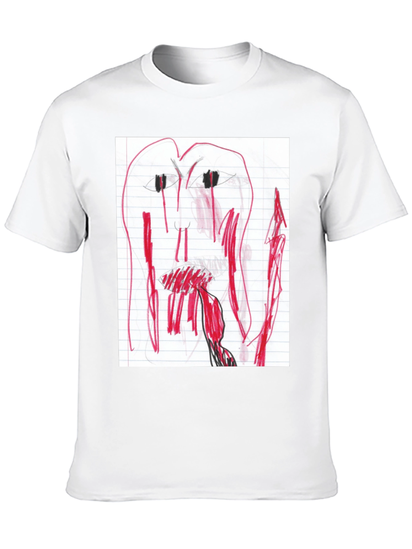 Unique Hand-Drawn Style Graphic Tee