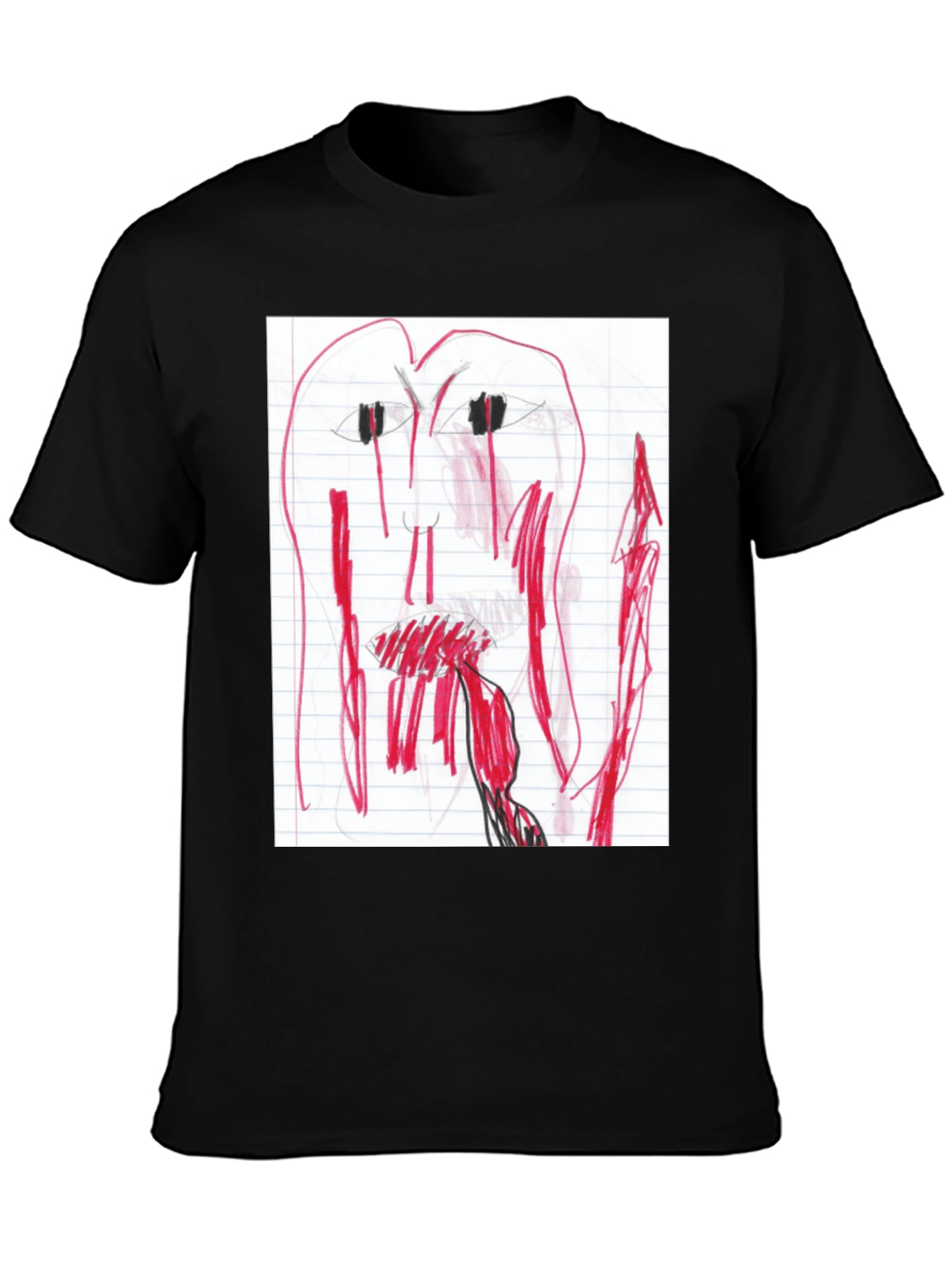 Unique Hand-Drawn Style Graphic Tee