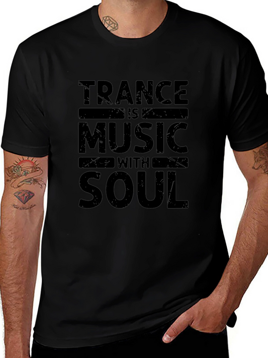 Trance Music Soul T-Shirt - Black Tee