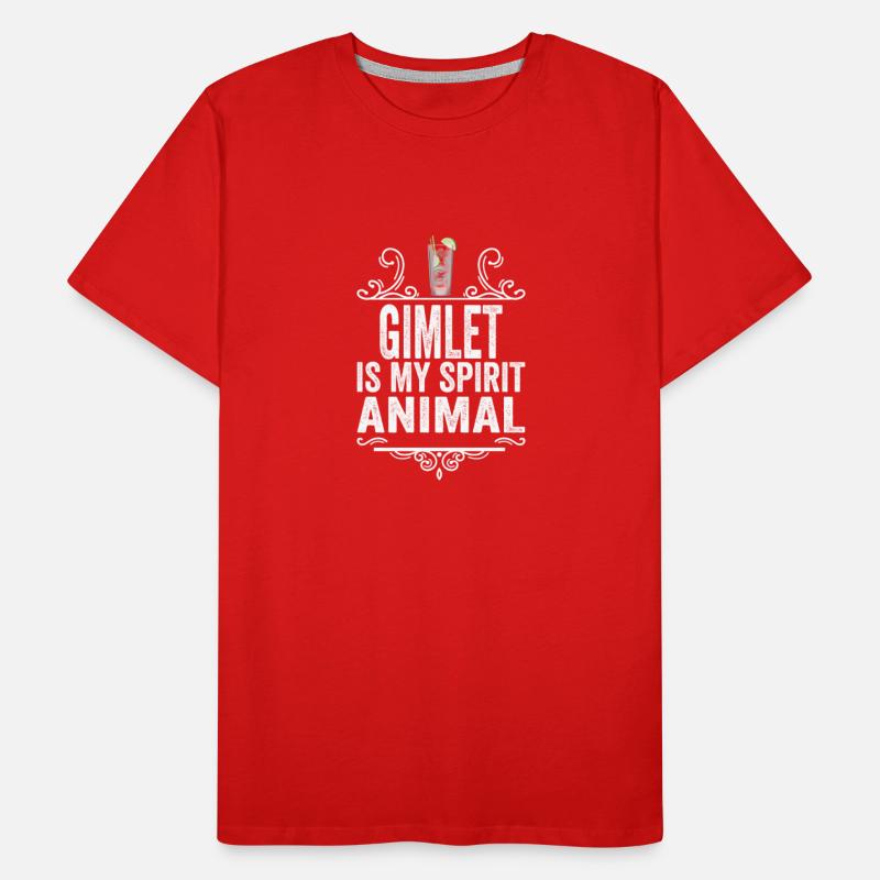 Gimlet Is My Spirit Animal T-Shirt Funny Drinking