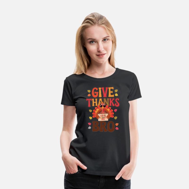 Give Thanks Bro – Cool Turkey Holding Sign