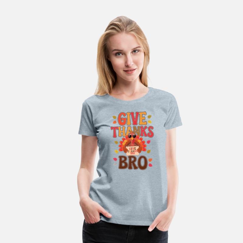 Give Thanks Bro – Cool Turkey Holding Sign