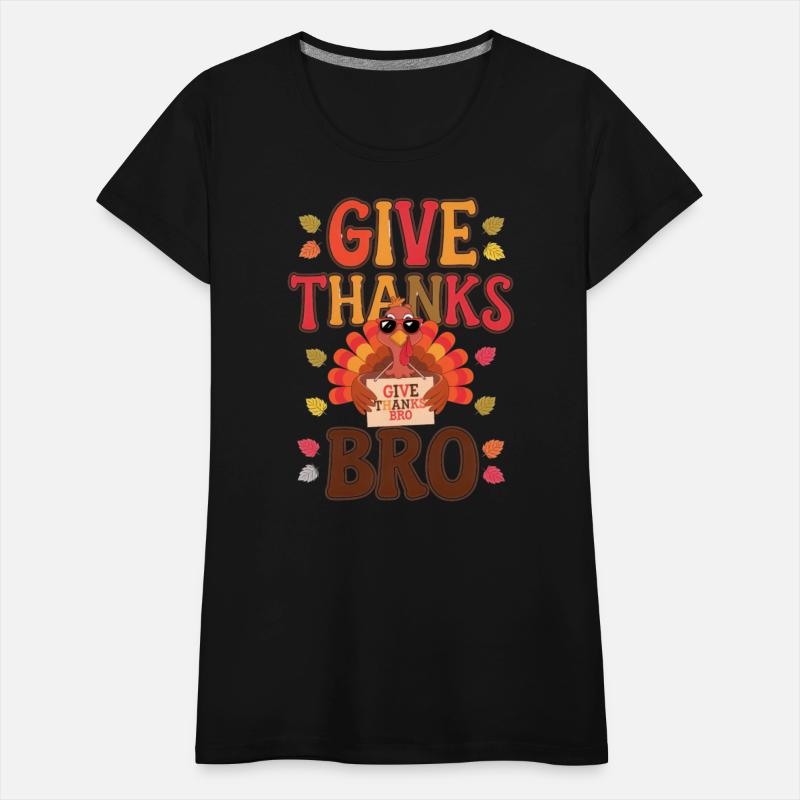 Give Thanks Bro – Cool Turkey Holding Sign