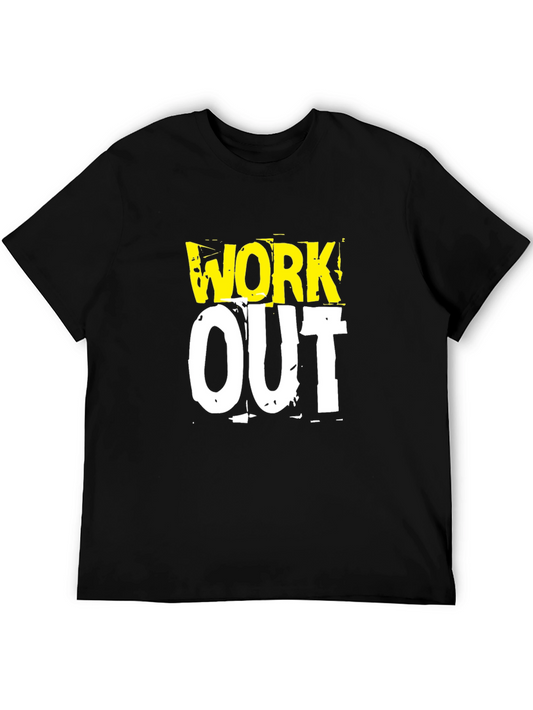 Work Out Graphic Print T-Shirt
