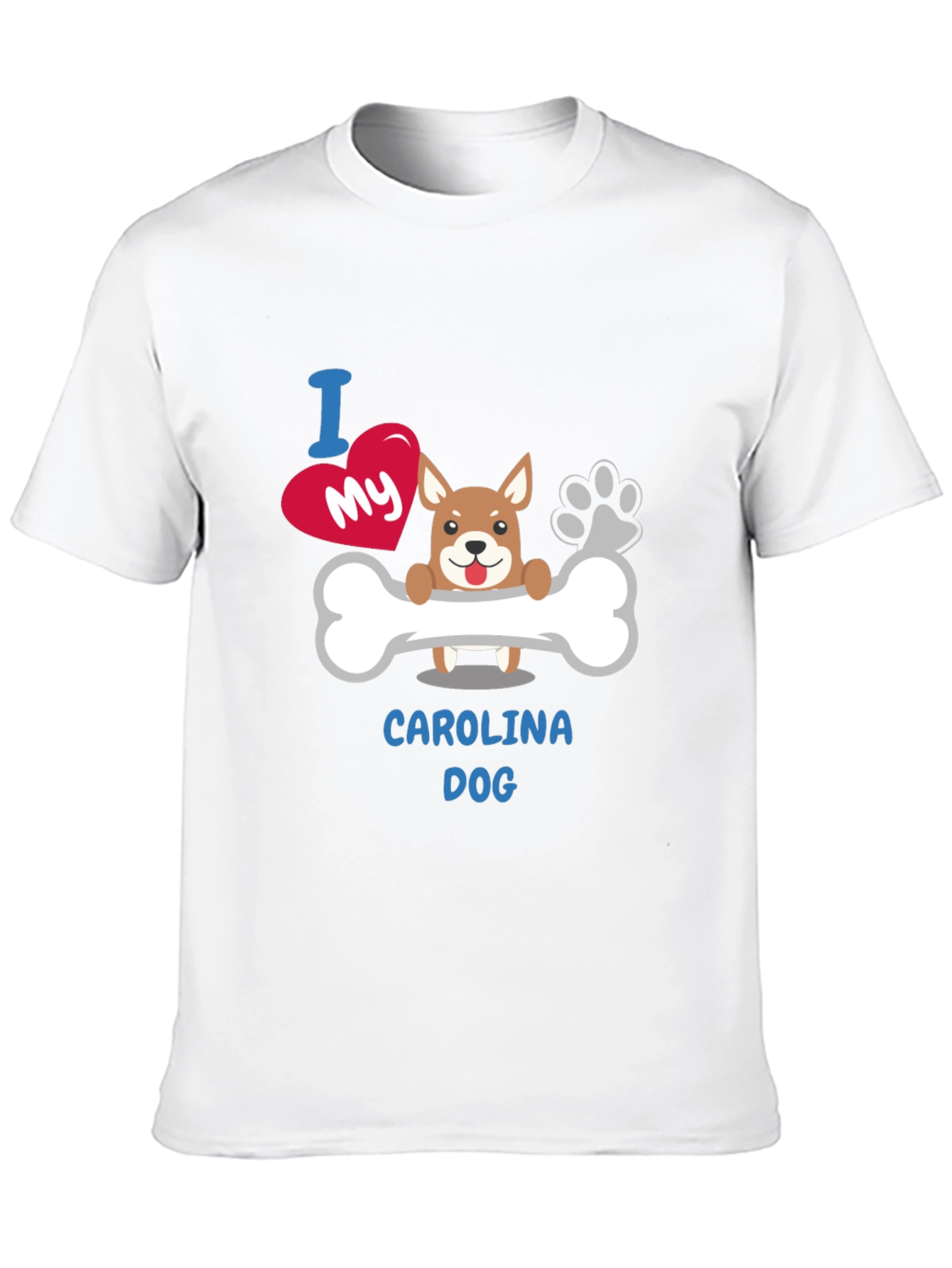 I Love My Carolina Dog T-Shirt