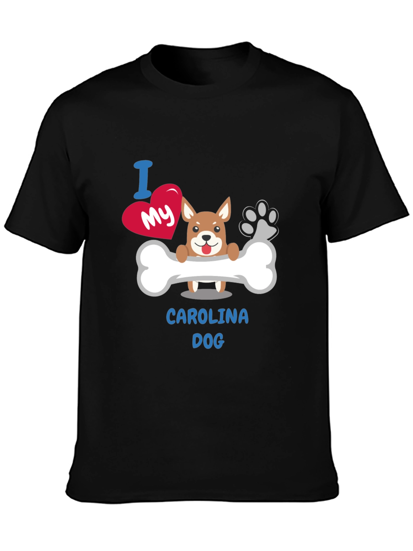 I Love My Carolina Dog T-Shirt
