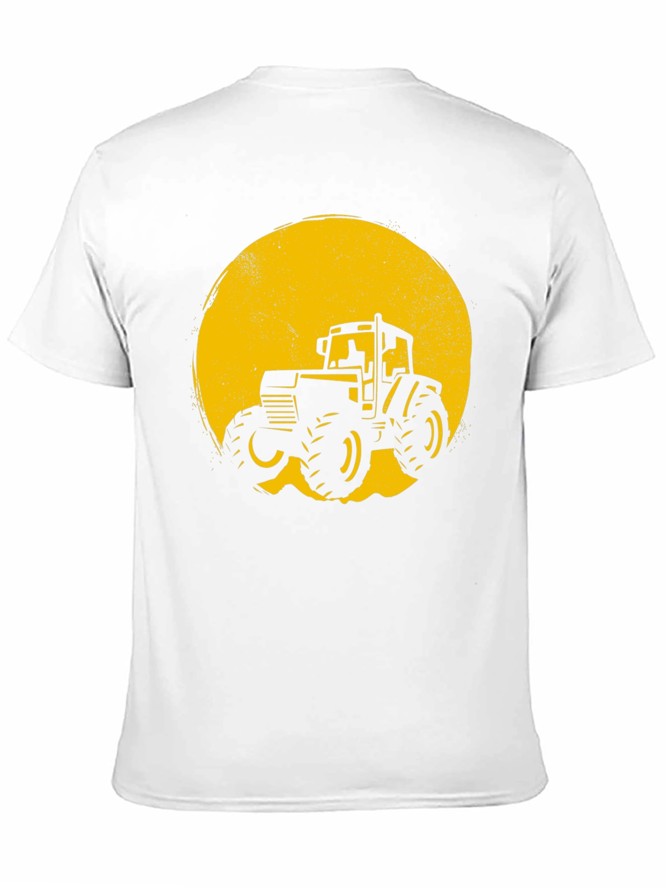 Tractor Graphic Tee - Black Cotton Blend