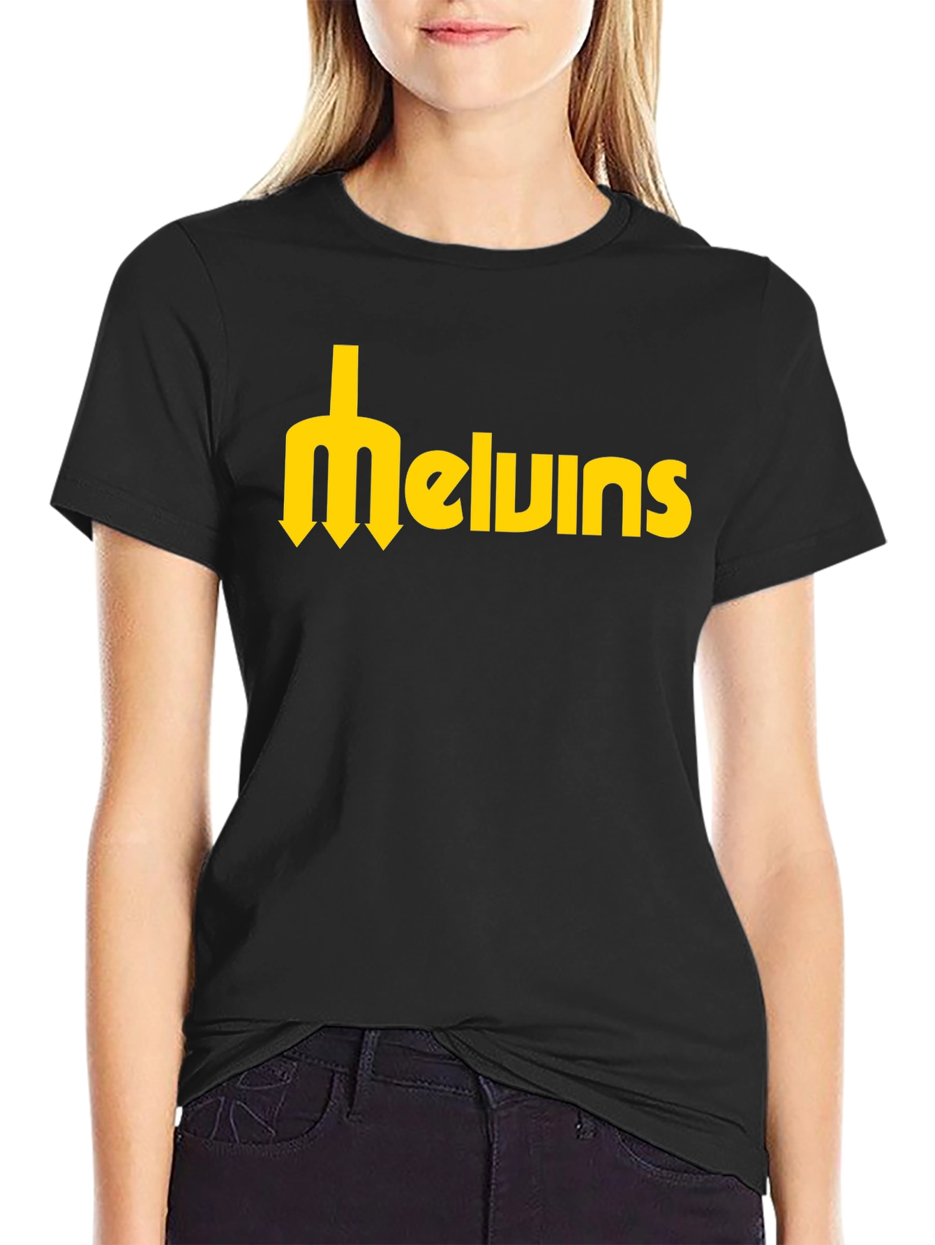 Melvins Band Logo Black T-Shirt