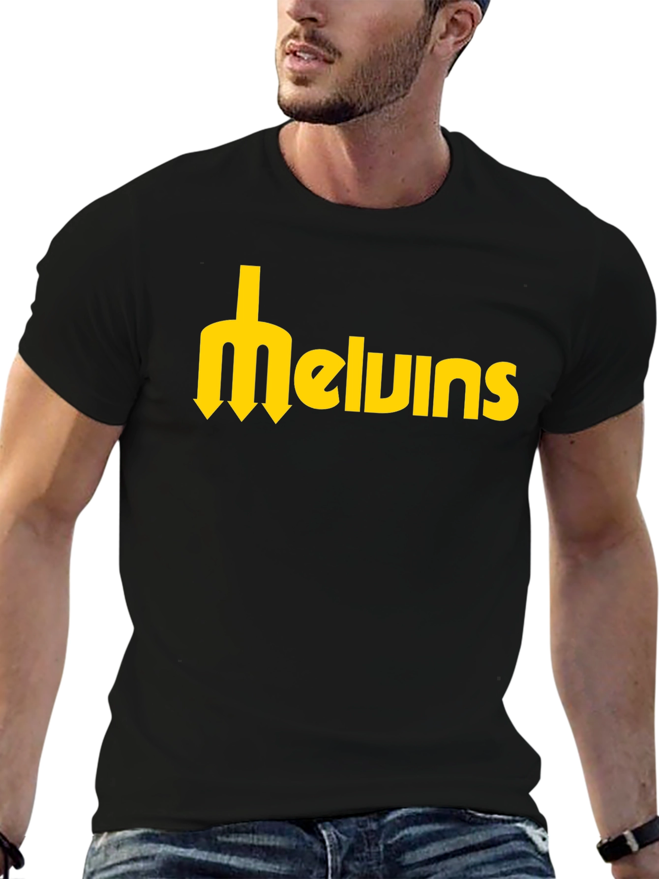 Melvins Band Logo Black T-Shirt