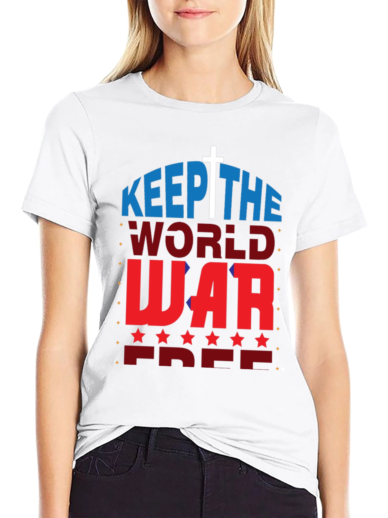 Keep The World War Free Patriotic T-Shirt