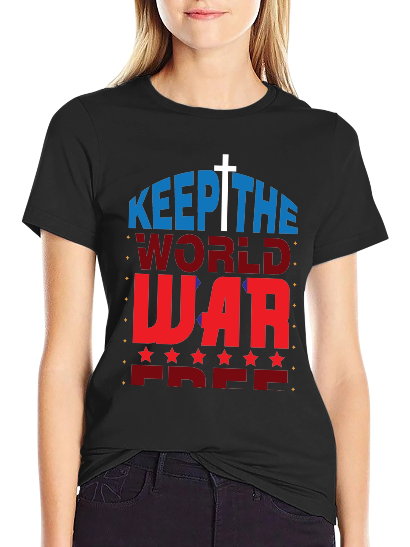 Keep The World War Free Patriotic T-Shirt