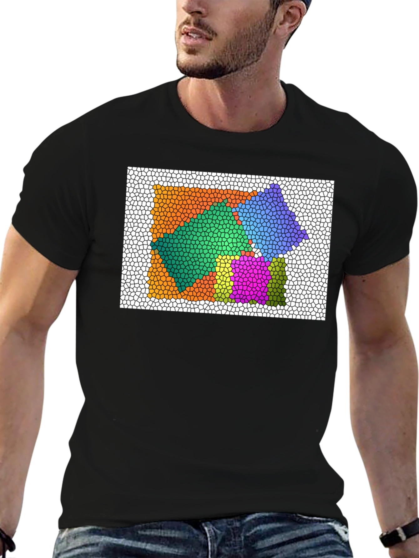 Abstract Art Mosaic Tee