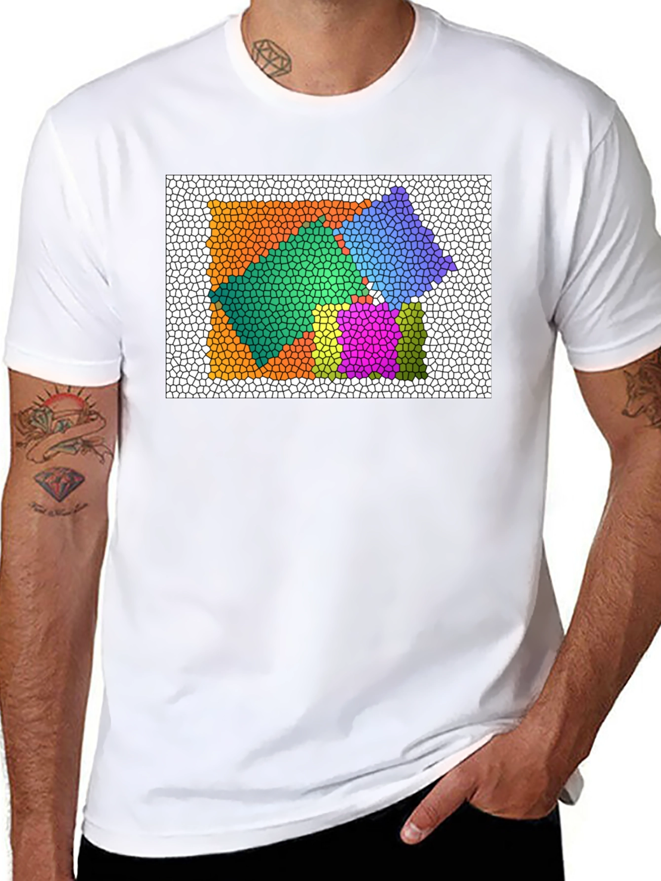 Abstract Art Mosaic Tee
