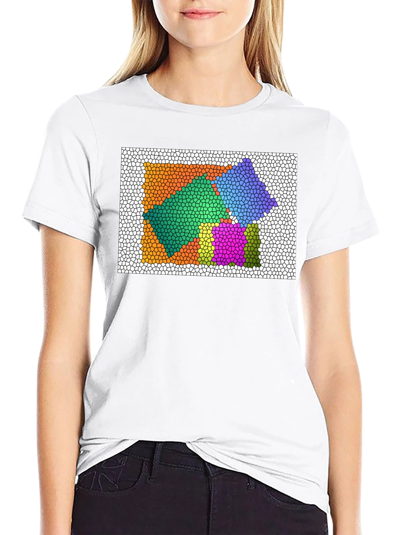 Abstract Art Mosaic Tee