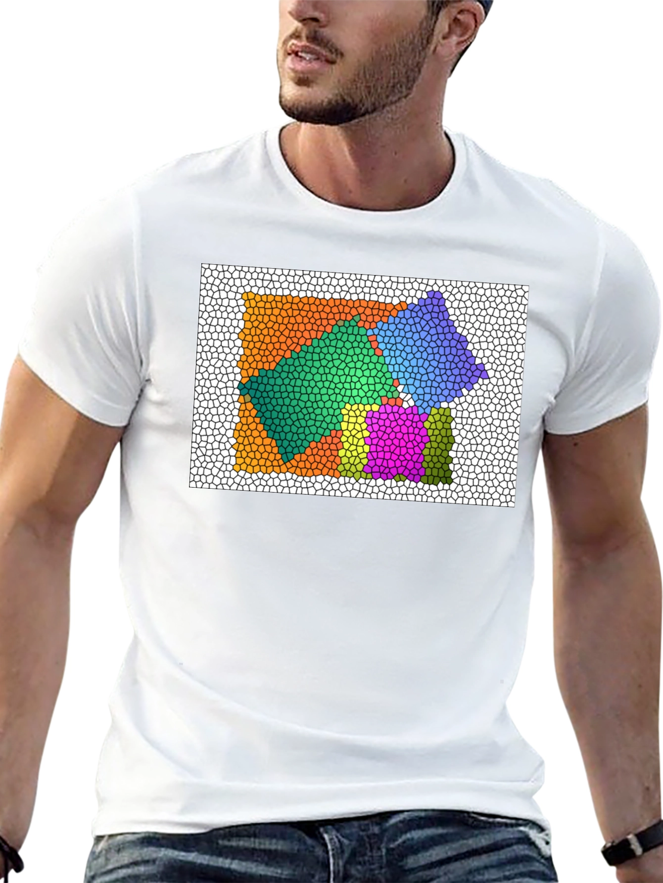 Abstract Art Mosaic Tee