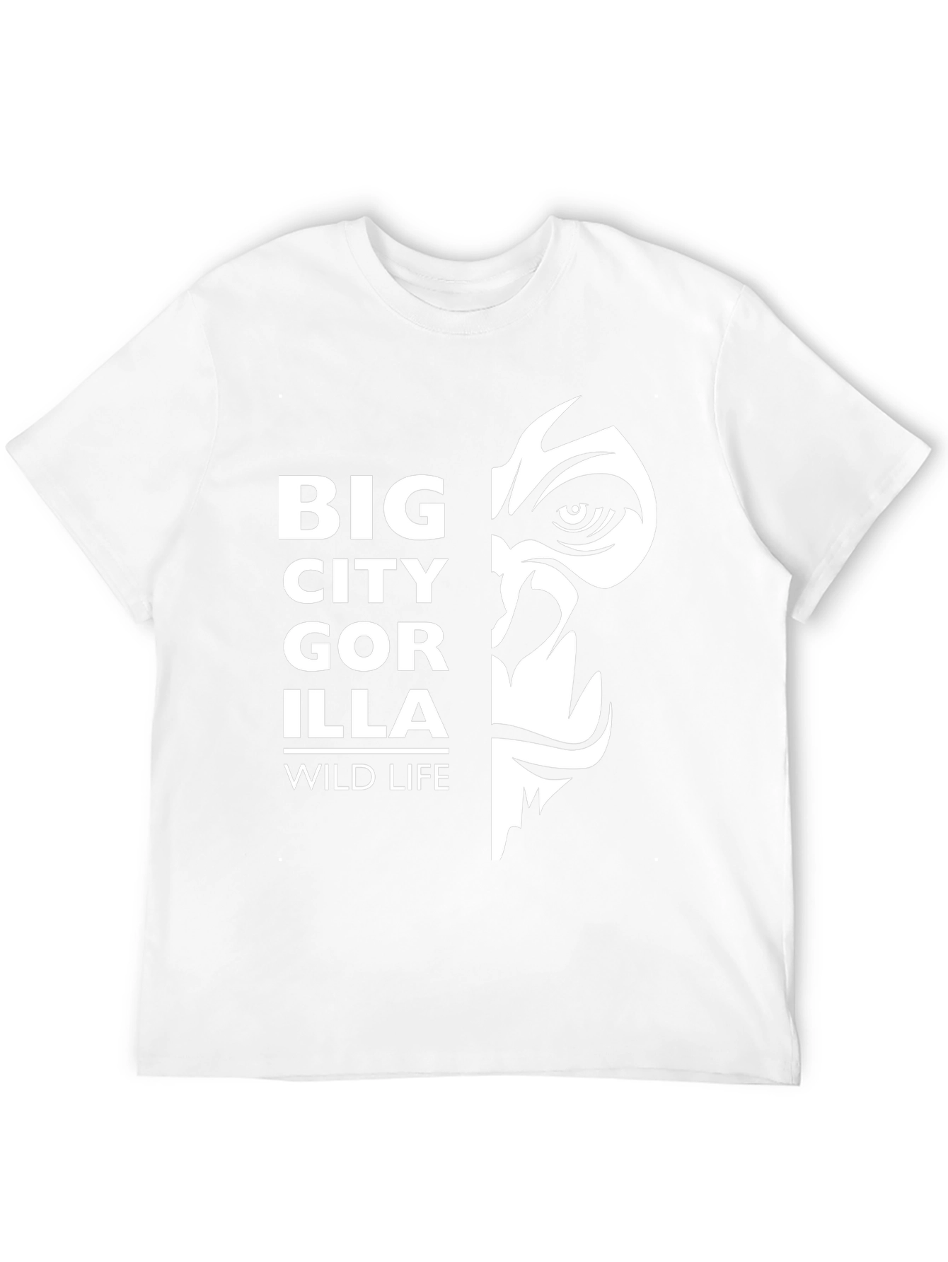 Big City Gorilla Wildlife T-Shirt - Black
