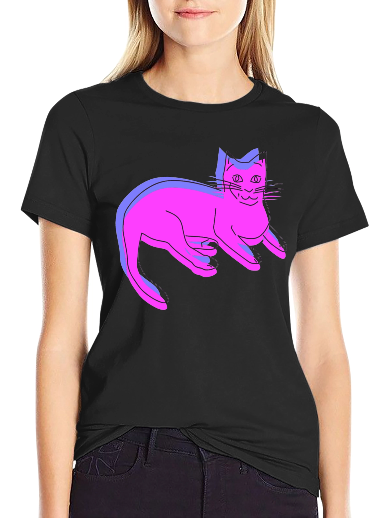 Cool Cat T-Shirt - Funky Graphic Tee