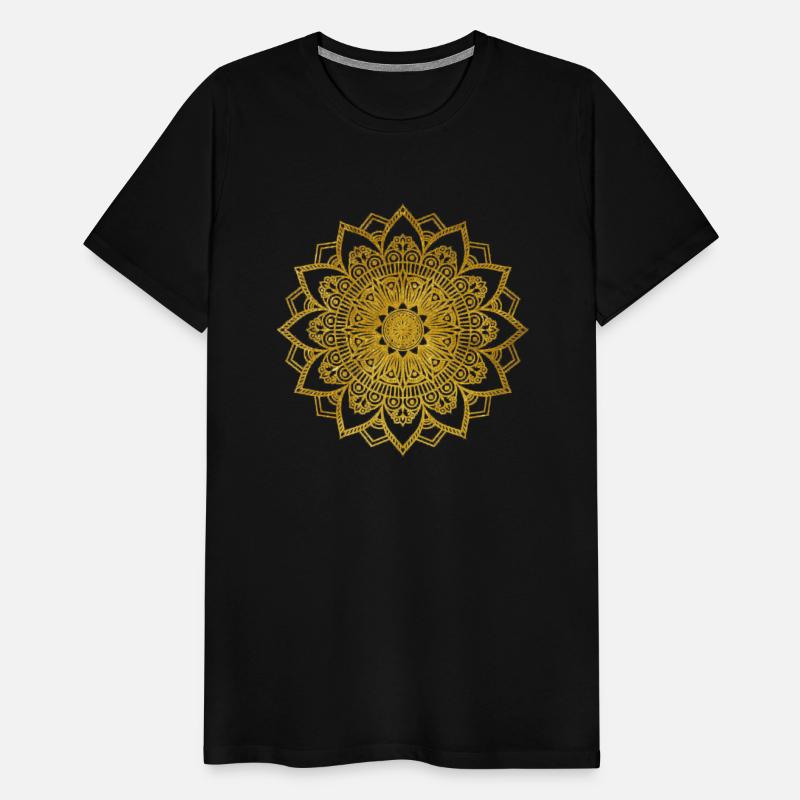 Gold Leaf Mandala Zunaria Pattern