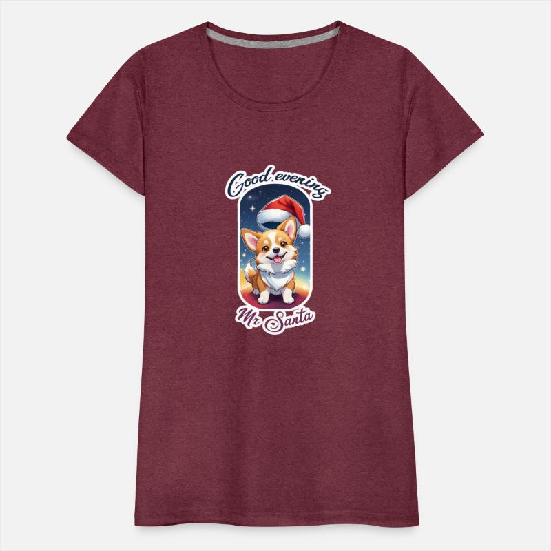 "Good evening mr Santa" Corgie