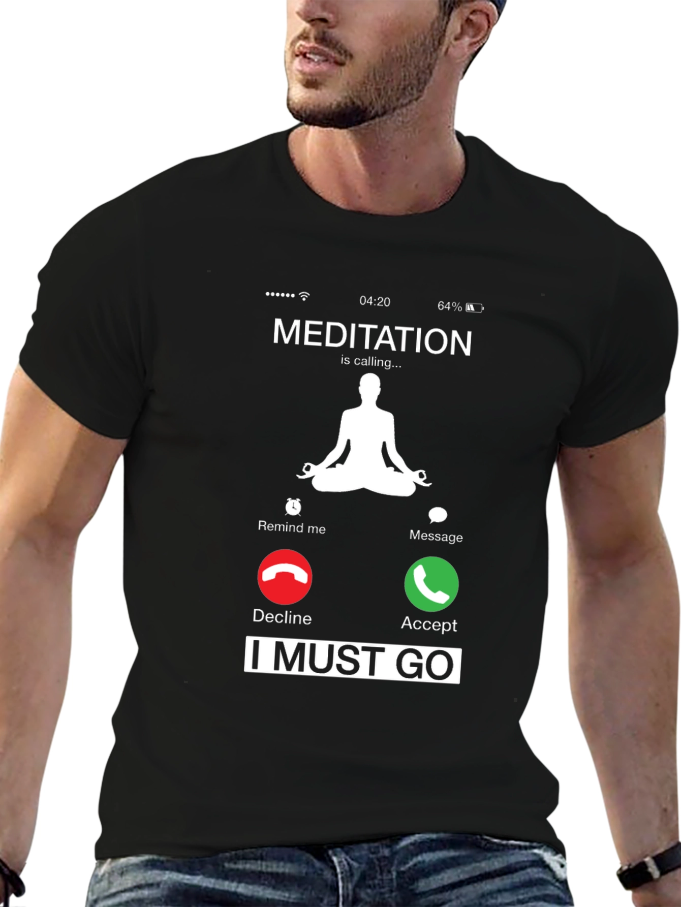 Meditation is Calling T-Shirt - Relax and Unwind
