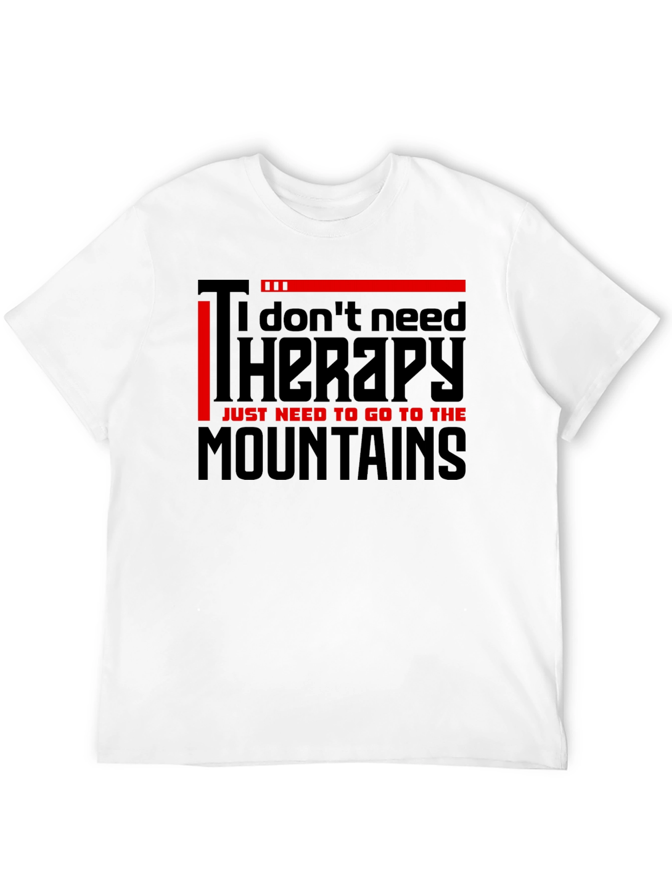 Mountains Therapy Graphic T-Shirt