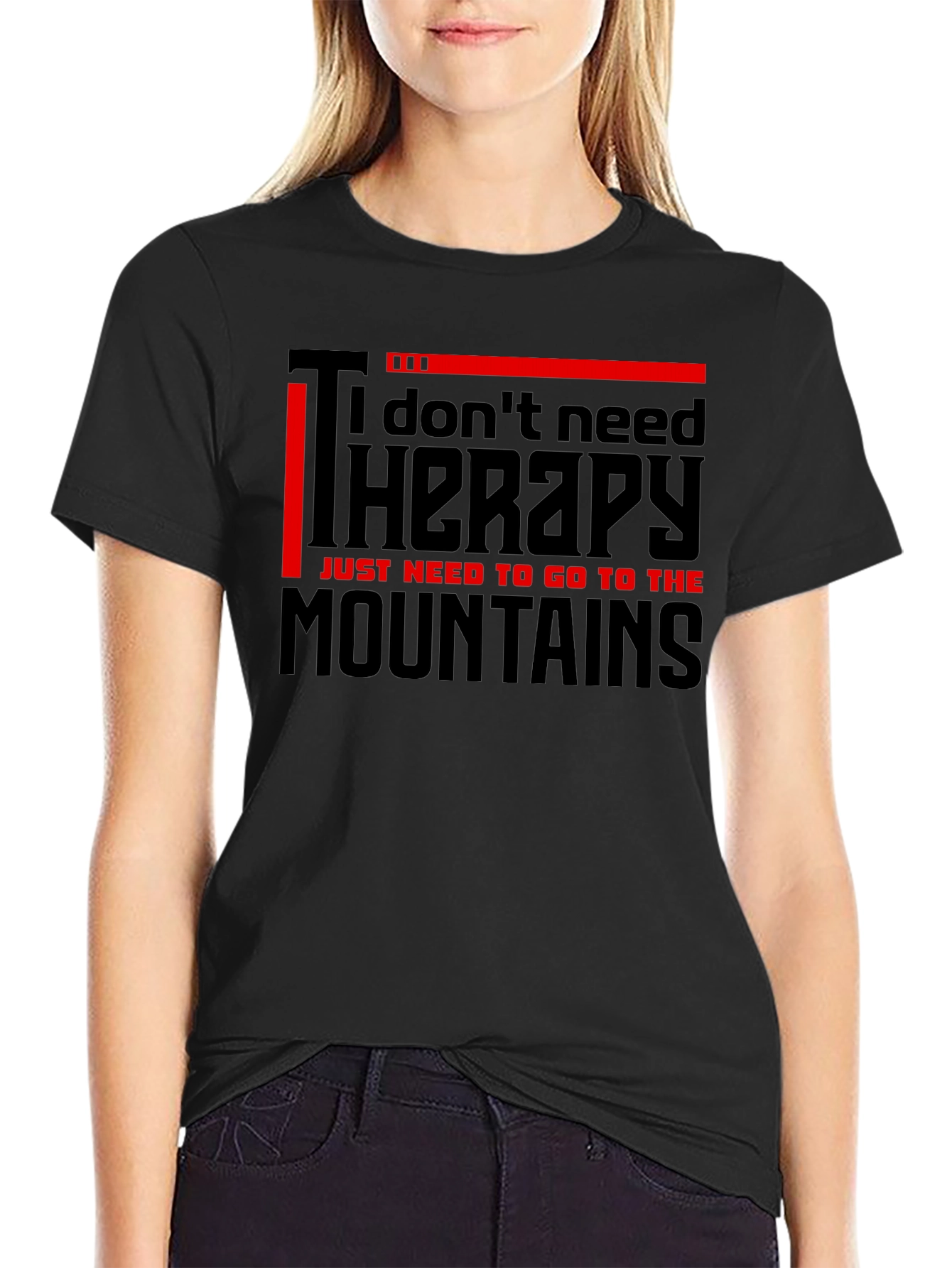 Mountains Therapy Graphic T-Shirt