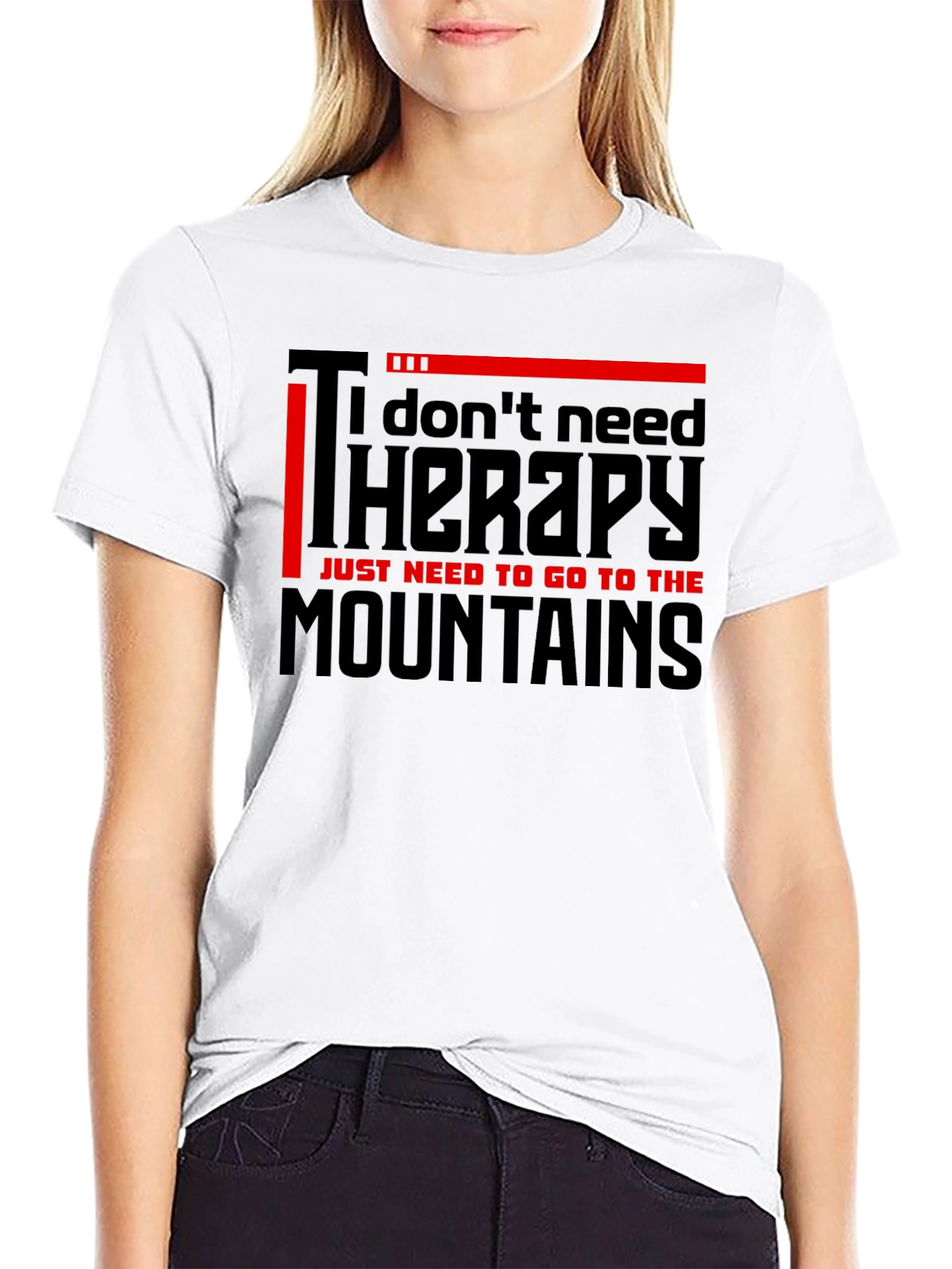 Mountains Therapy Graphic T-Shirt