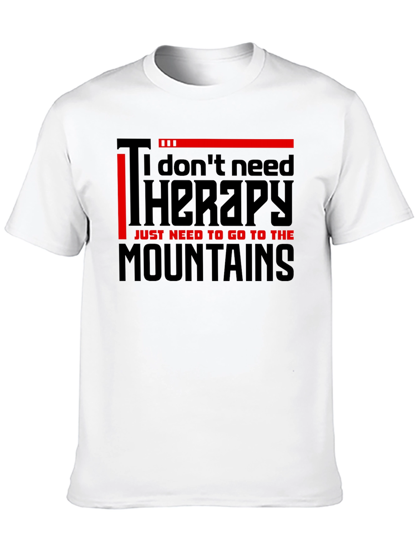 Mountains Therapy Graphic T-Shirt