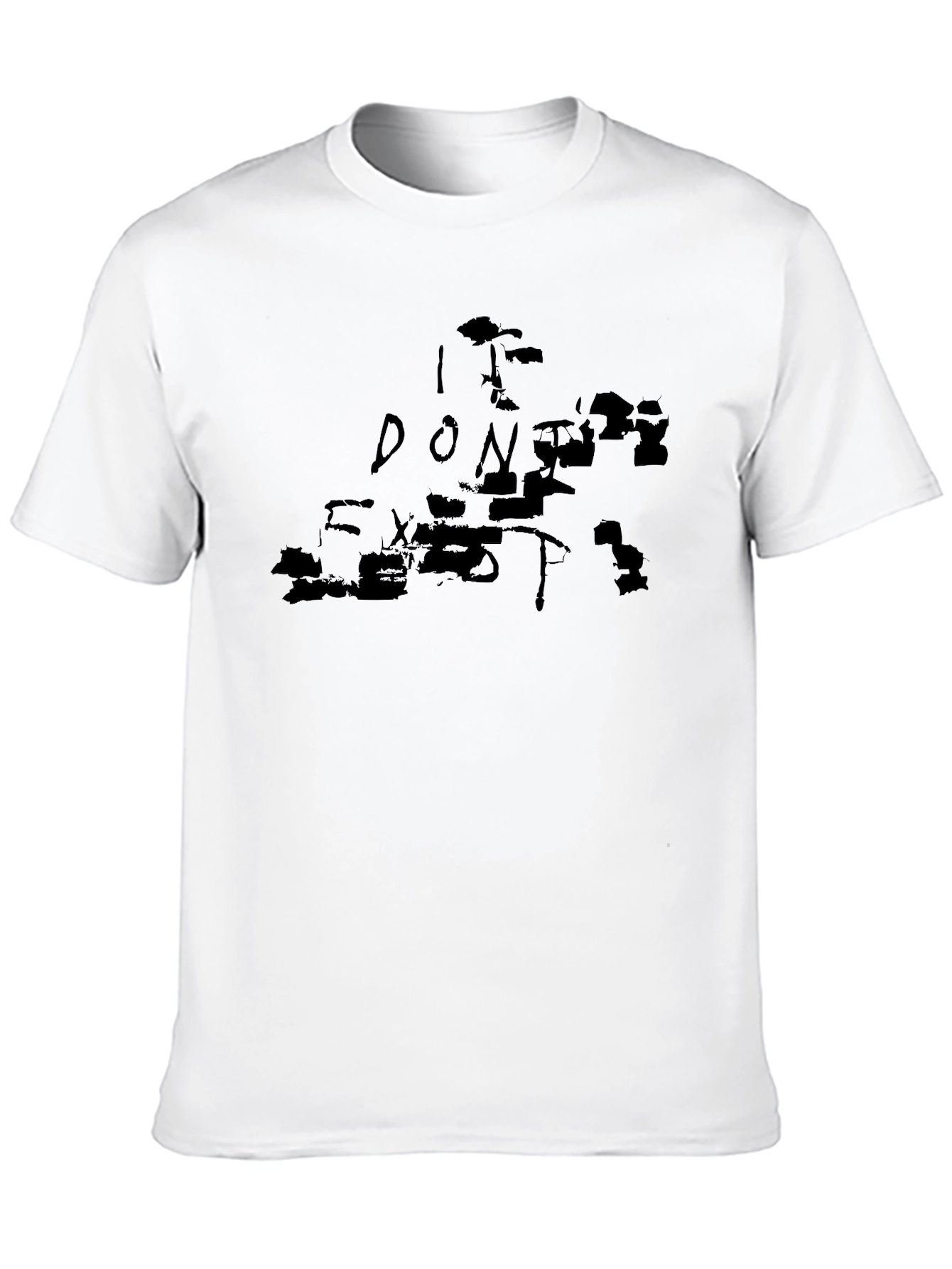 I Dont Exist - Black Graphic Tee