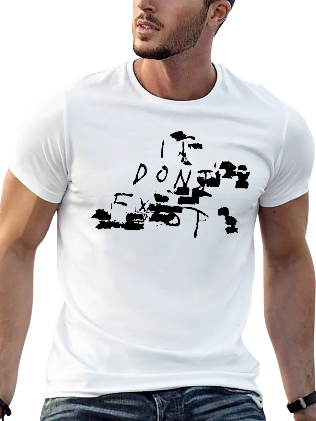 I Dont Exist - Black Graphic Tee