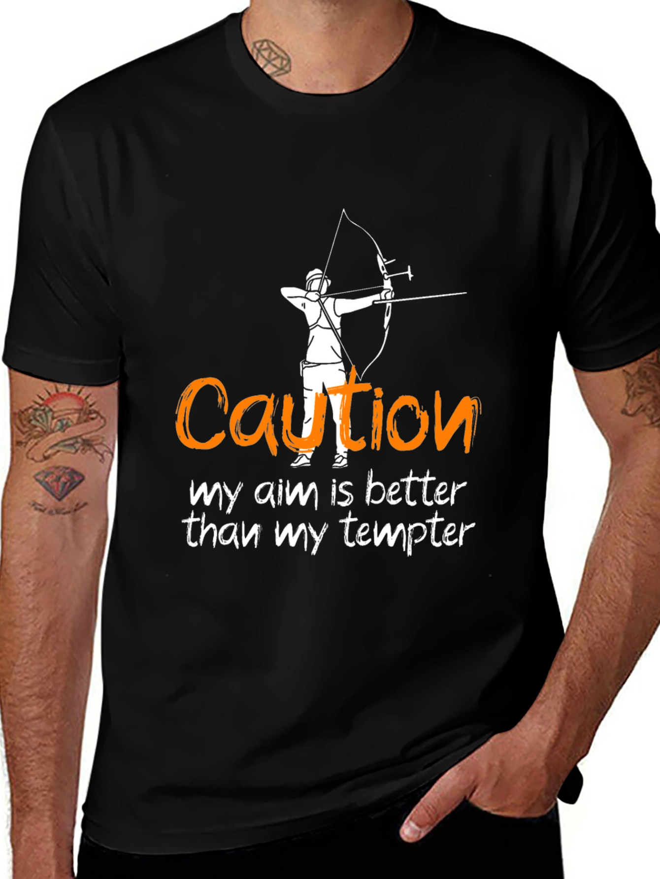 Caution Aim Better Than Tempt T-Shirt