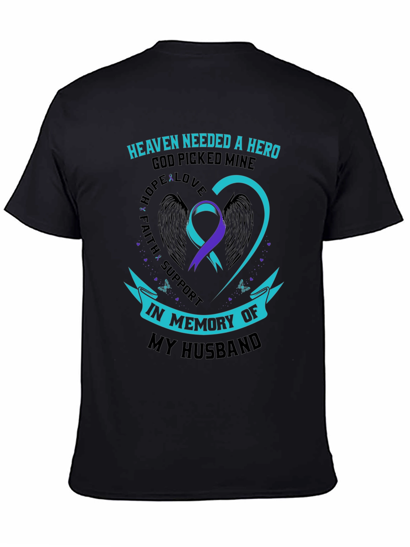 In Memory Of My Husband T-Shirt