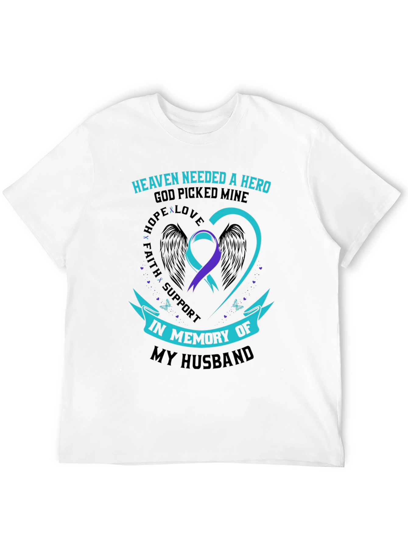 In Memory Of My Husband T-Shirt