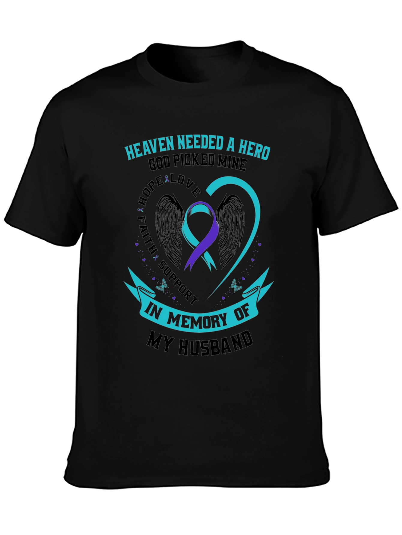 In Memory Of My Husband T-Shirt