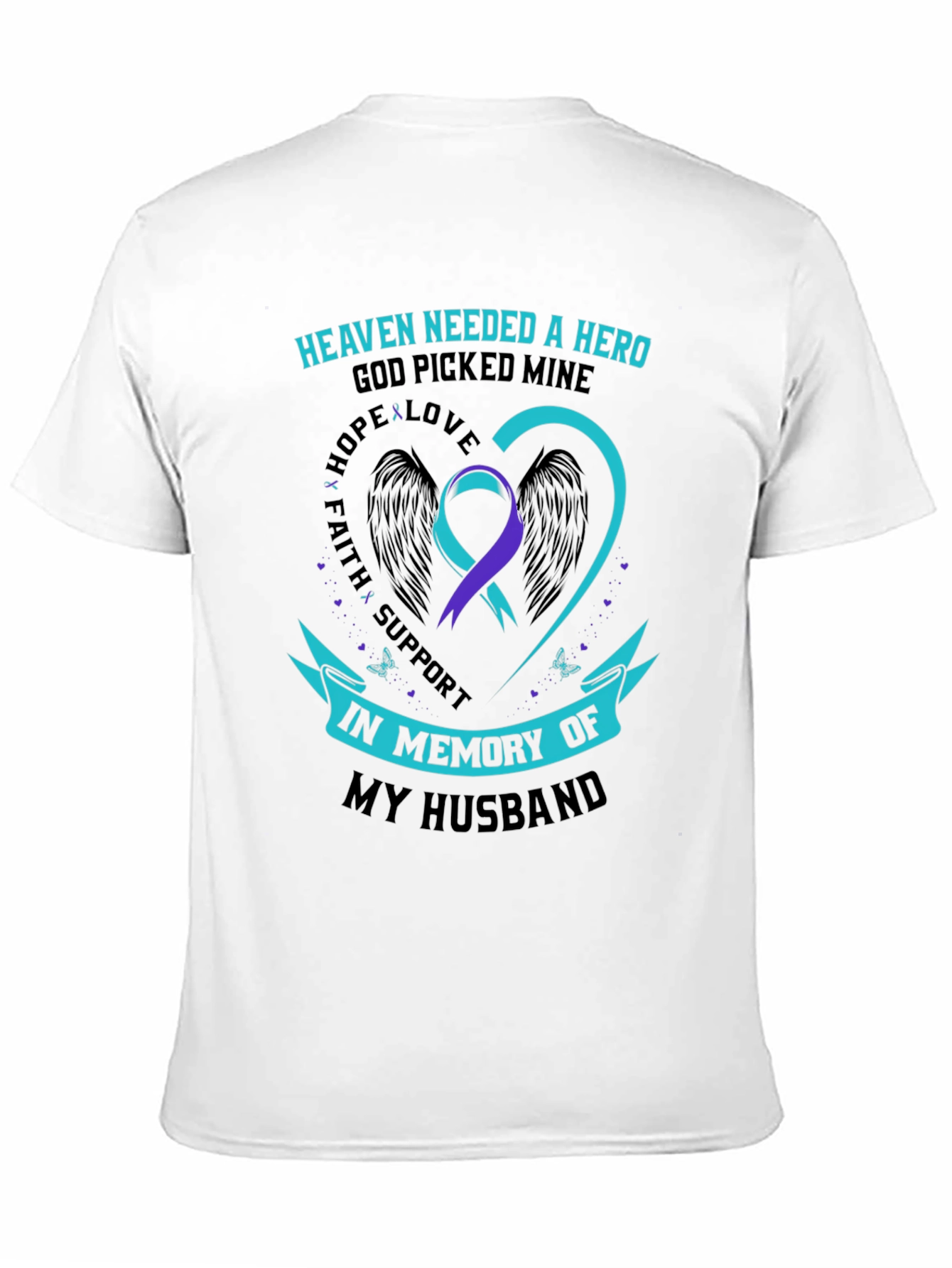 In Memory Of My Husband T-Shirt