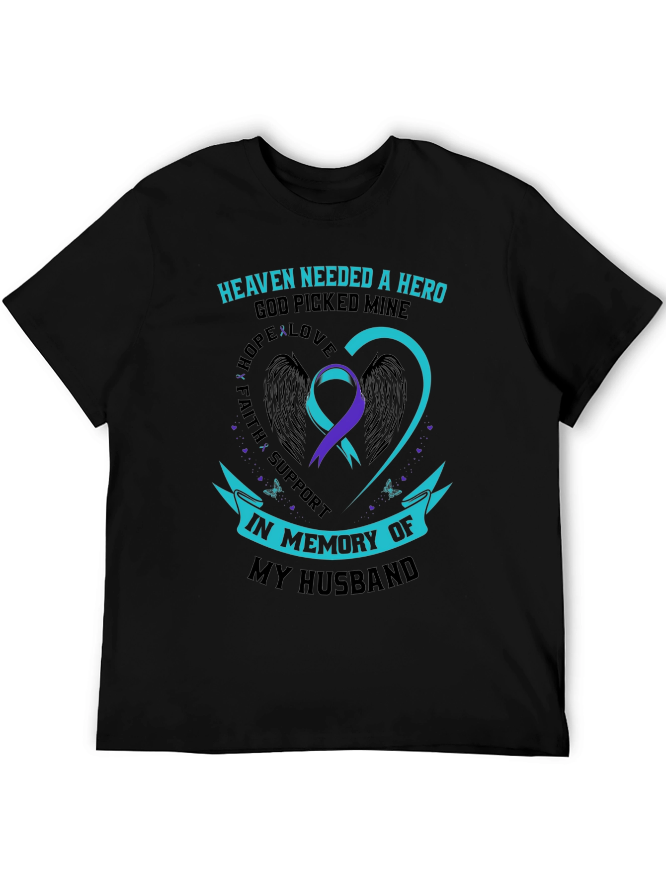 In Memory Of My Husband T-Shirt